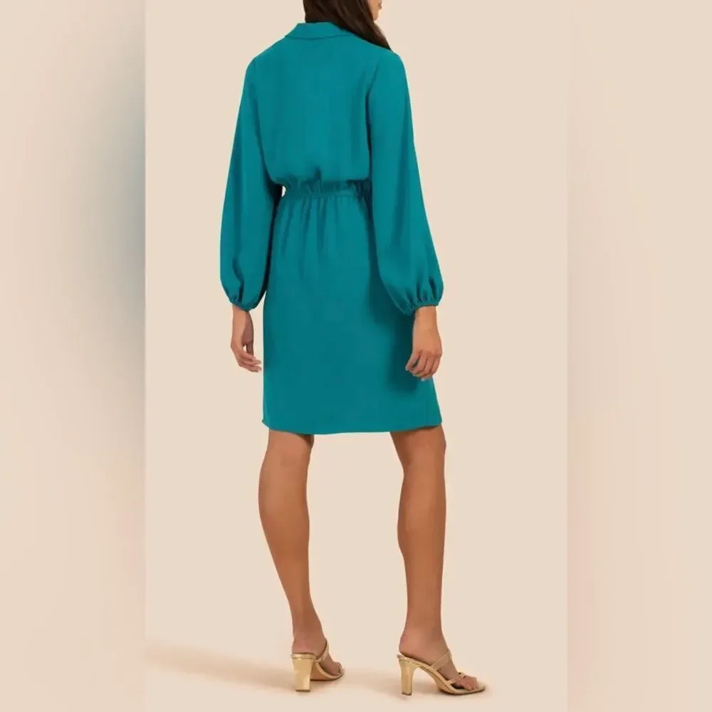 NEW Trina Turk Reverly Surplice Ruffle Dress - Picture 5 of 16